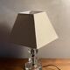 Lampe pied en verre