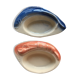 Set of 2 fish and crayfish cassolettes Charles Armand