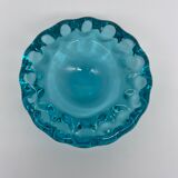 Empty blue crystal pocket