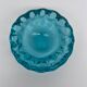 Empty blue crystal pocket
