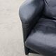 Pair of postmodern armchairs DS-23 by Franz-Josef Schulte for De Sede