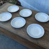Lot de 6 assiettes creuses