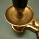 Table lamp with two fires on terrace - years 1950/60 - bronze