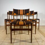 Set of 6 vintage chairs attributed to Erik Buch – Denmark, 1960s