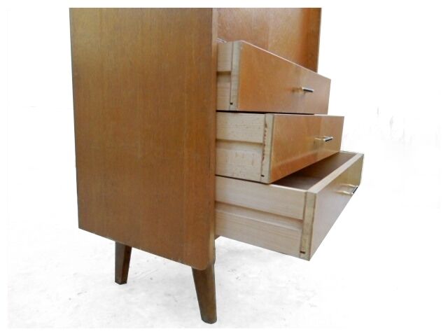 Vintage secretary 1950 clear solid wood