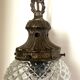 Brass pineapple pendant light