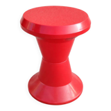 Italian design stool Tam Tam red – 70s spirit