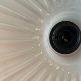 Suspension in thick bubbled murano glass