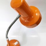 Orange desk or table lamp Italy 1970
