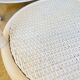 Pair of white rattan bedside tables – 1970s-80s