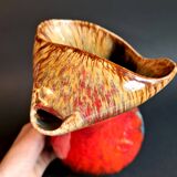 Pitcher in enamelled art ceramic from Vallauris, 1960s