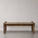 Indian bench made of recycled wood