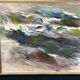 Large Original Swedish Oil on Canvas – “Abstract Composition” by Johny Colebring – 1978 – Signed – Vintage & Framed – 83×73 cm