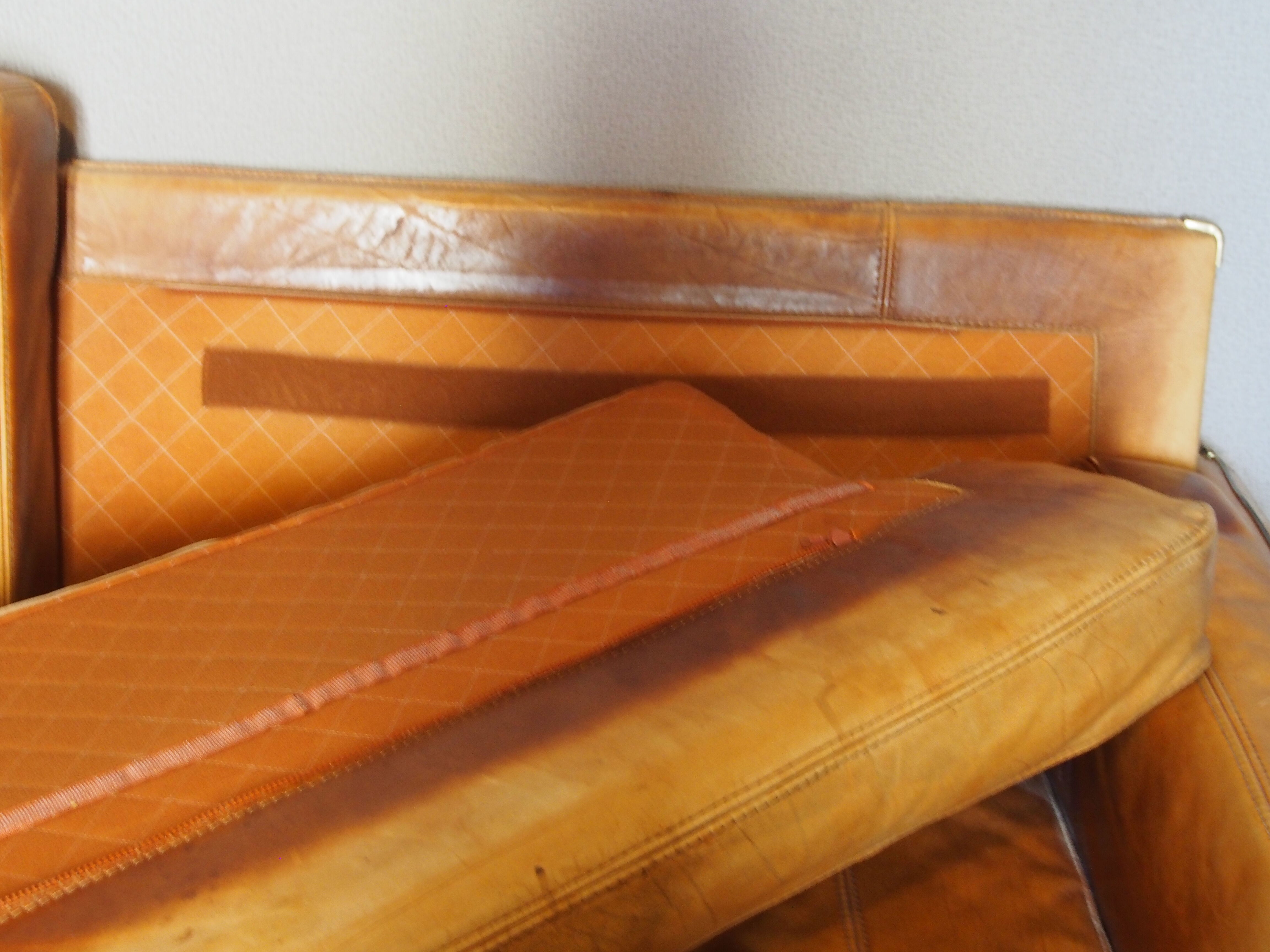 Marco Milisich leather sofa for Baxter Arcon