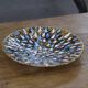 Colorful enameled metal centerpiece 1970