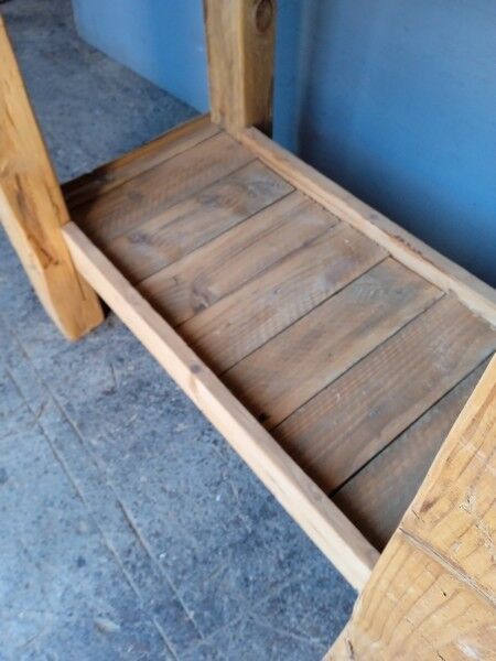 Workbench 100cm old solid wood