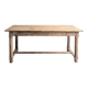 Solid oak farmhouse table