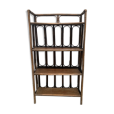 Vintage rattan shelf