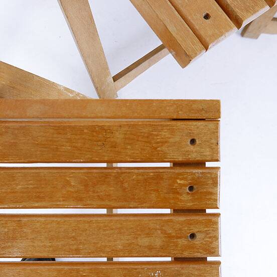 Set of 3  folding chairs