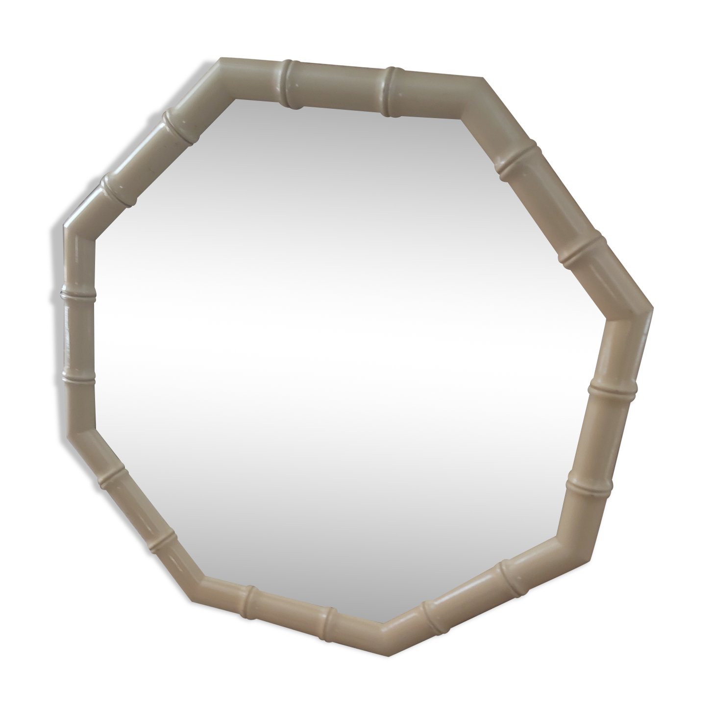 Octagonal mirror 70-80 years 62x62cm