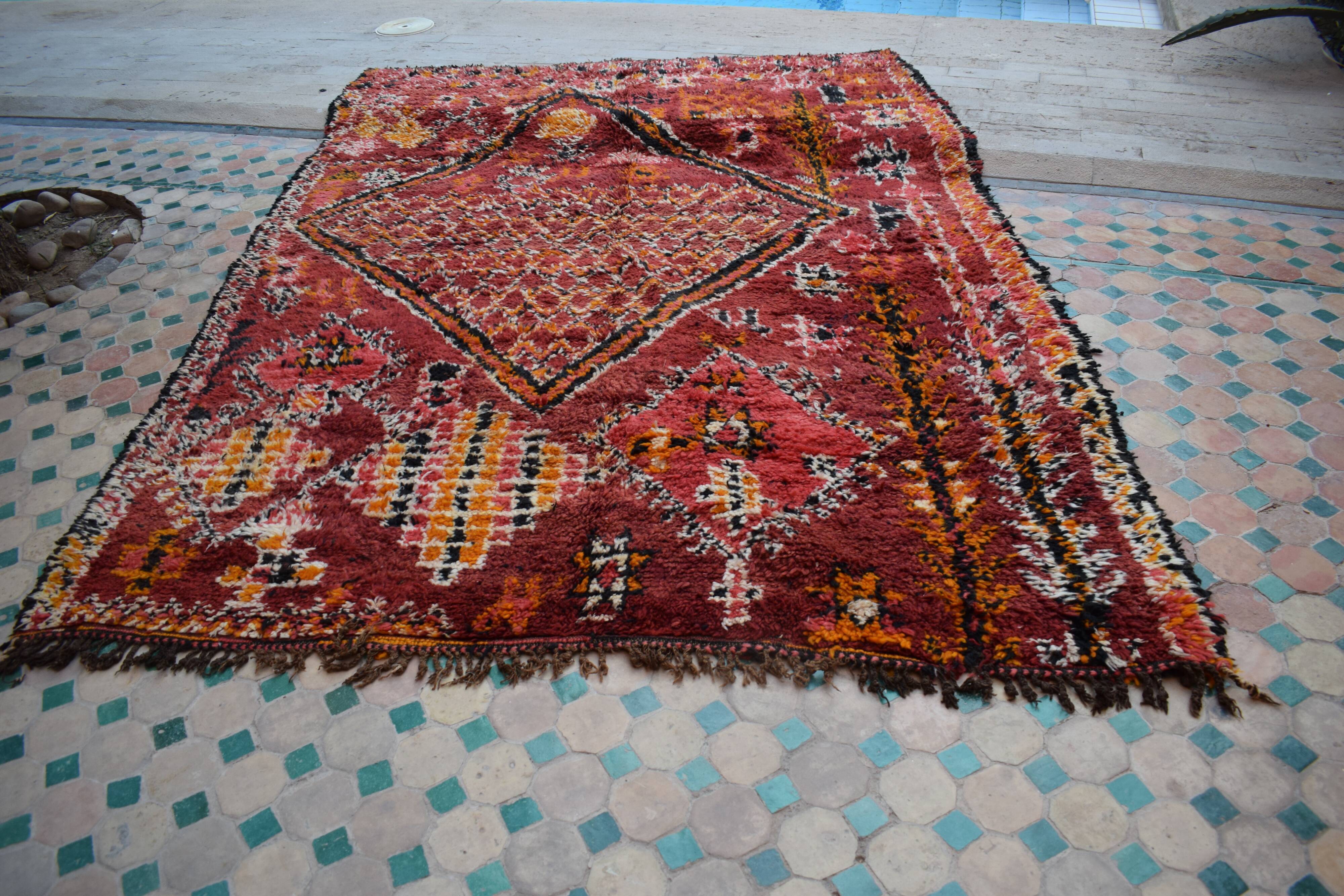 Moroccan Berber rug vintage atlas