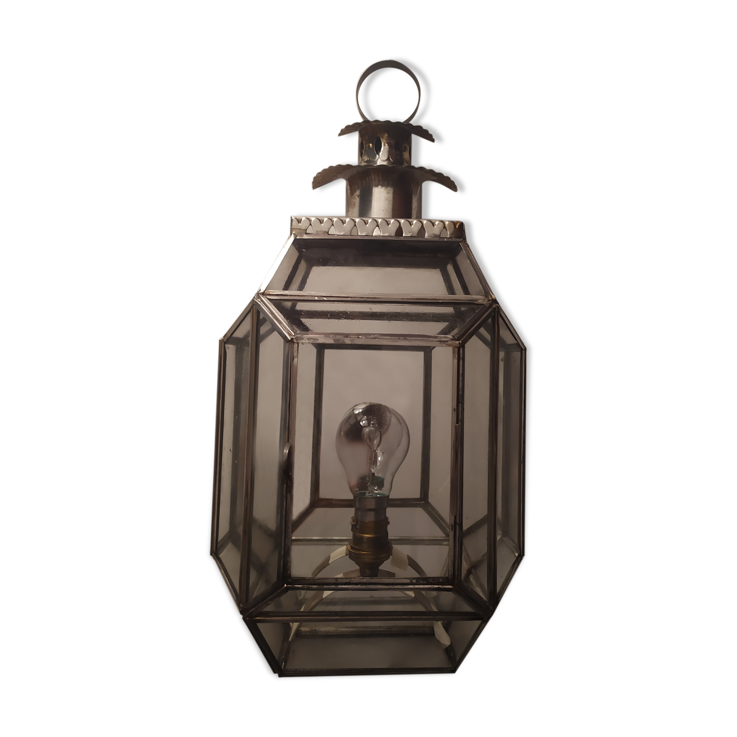 Vintage indoor lantern wall light