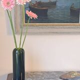 Ancient table oil on panel by Ermando Bellantonio