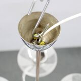 1950s Chrome and Glass Chandelier by Napako, Czechoslovakia