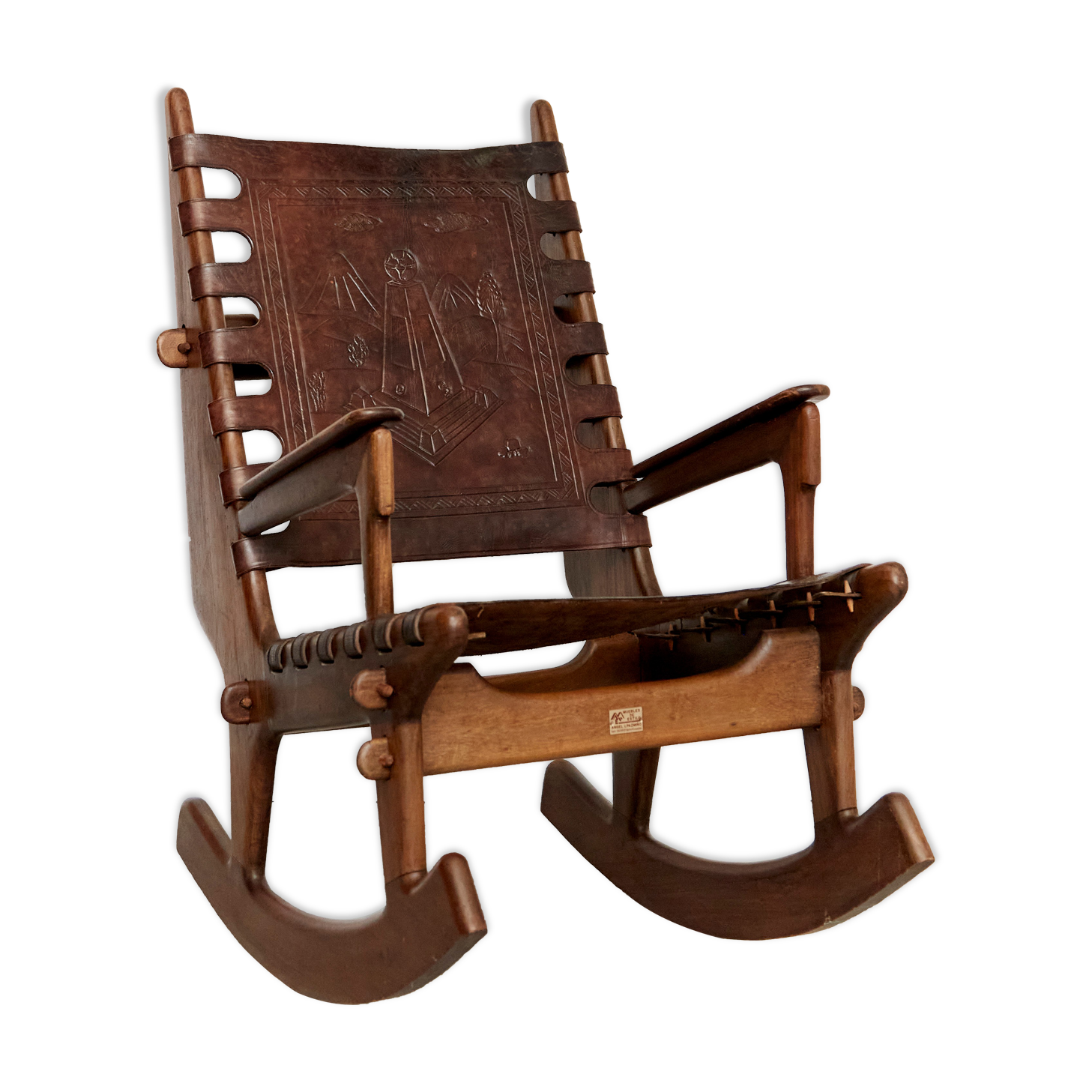 Angel I. Pazmino rocking chair for Muebles de Estilo