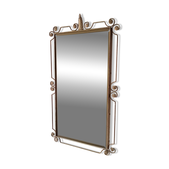 Vintage Hollywood Regency mirror from the 1950s.