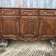 Louis XV style sideboard in solid walnut