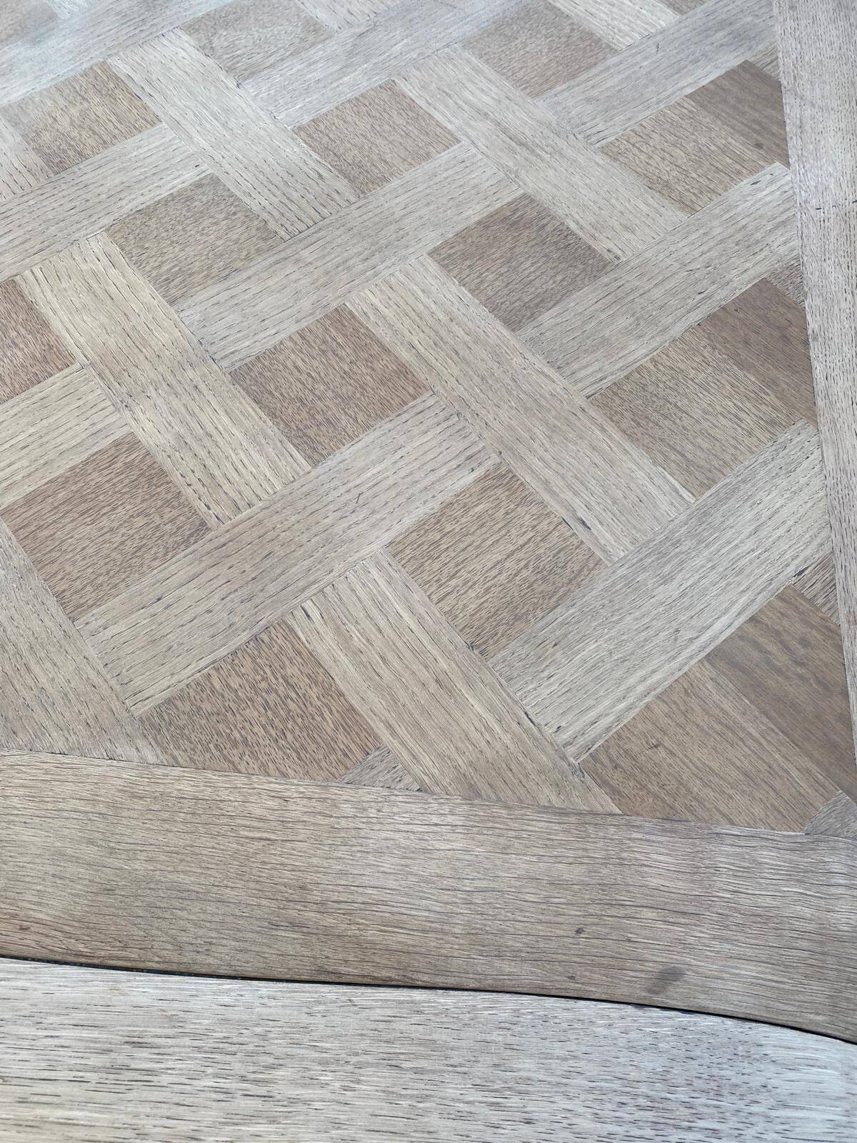 Louis XV extendable dining table, renovated, oak, 120-200cm, 19th century.