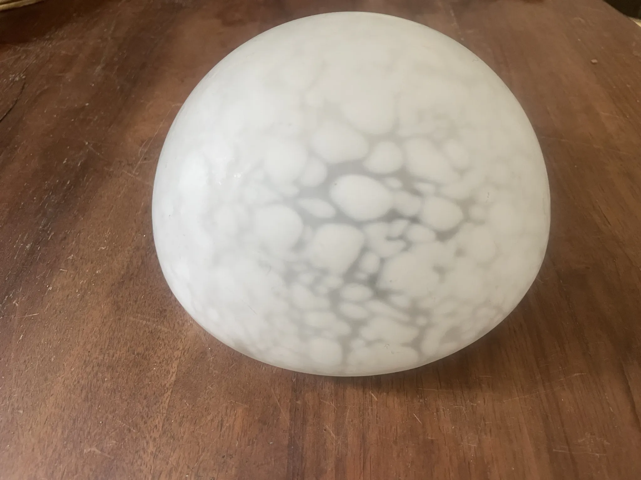 vintage ceiling light/wall lamp Relux Milano in thick opaque glass included