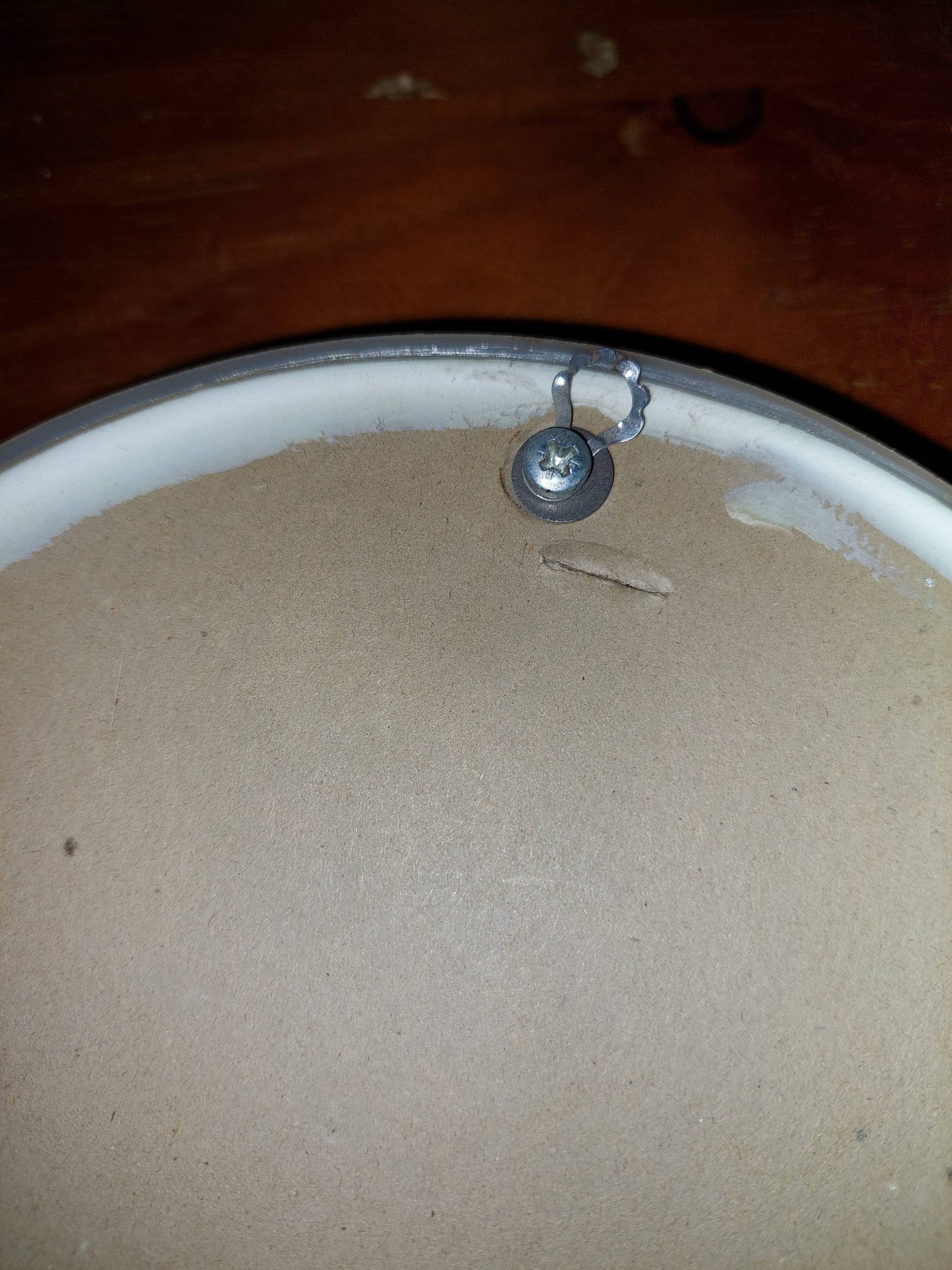 Oval frame domed dried flowers occasion