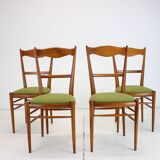 1970s Set of 4 Dining Chairs by Drevotvar, Czechoslovakia