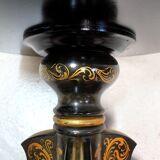 Napoleon III planter in blackened wood and gilded decorations, XIXth century