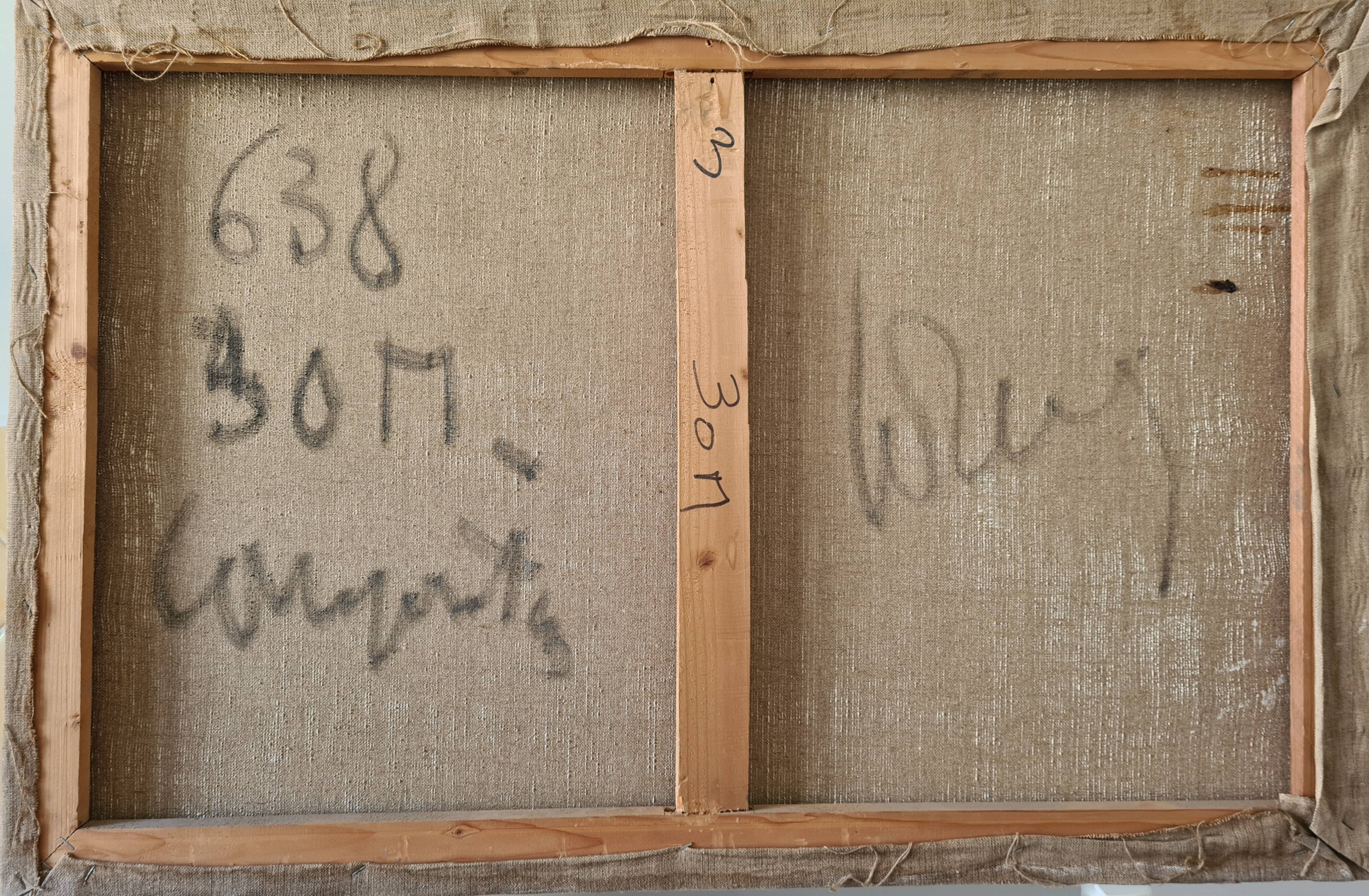 Comets - oil by Gérard Locardi