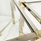 Hollywood Regency coffee tables, Pierre Vandel Paris, France, 1980s