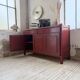 Red lacquered enfilade 1970 160cm