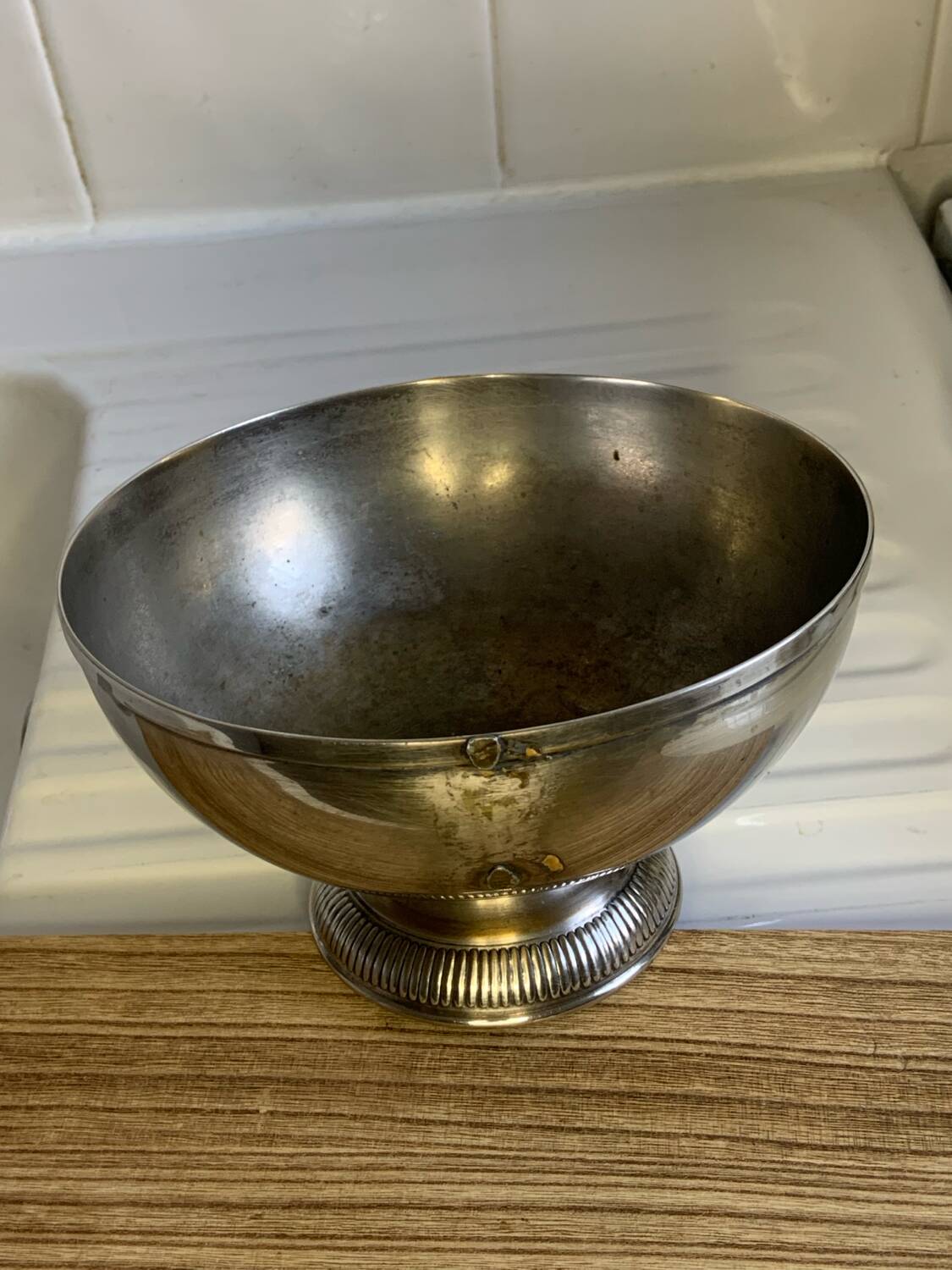 Fruit bowl / Vintage metal catch-all - 20 cm