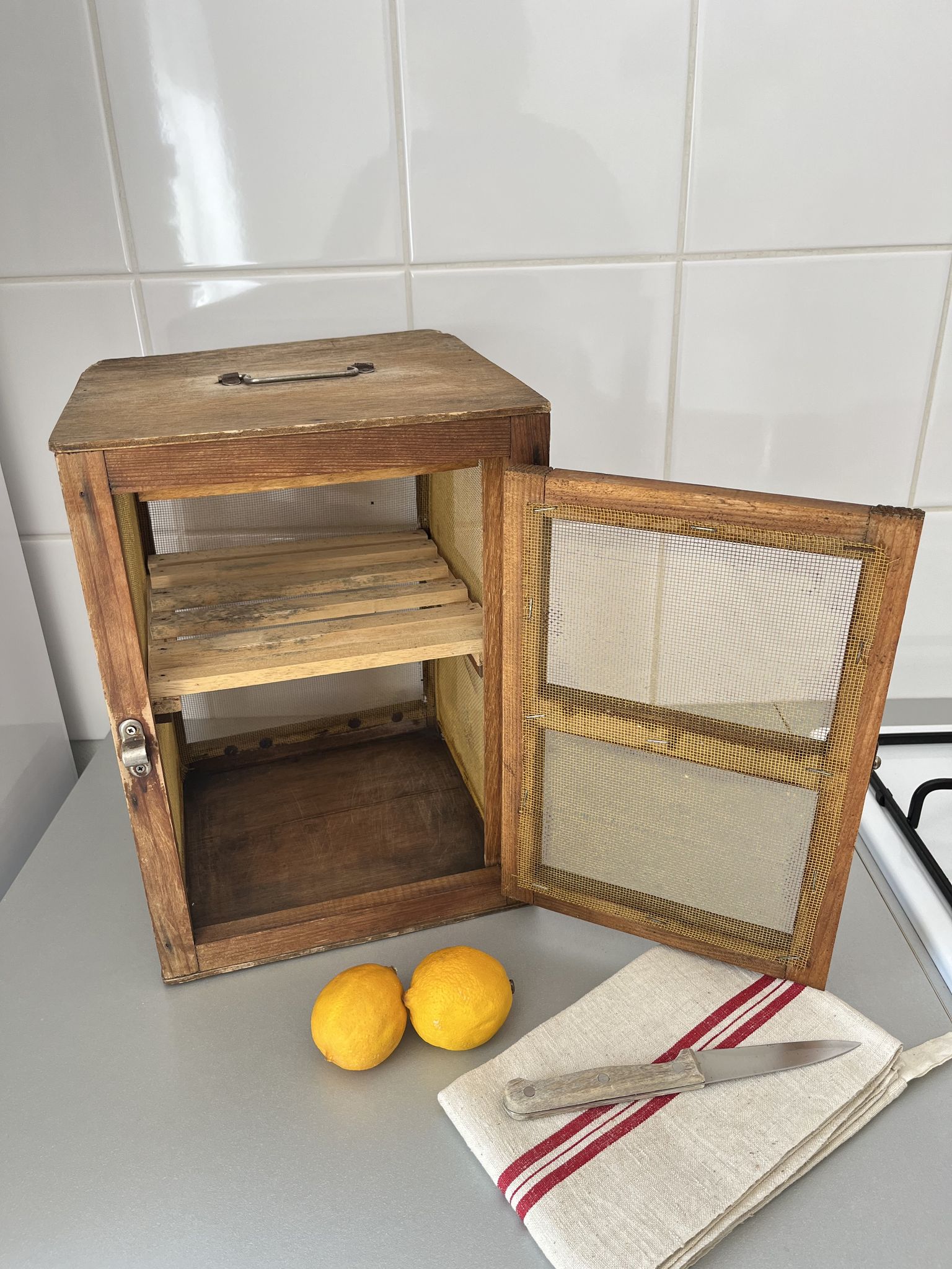Old wooden pantry