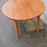 Vintage side table light wood