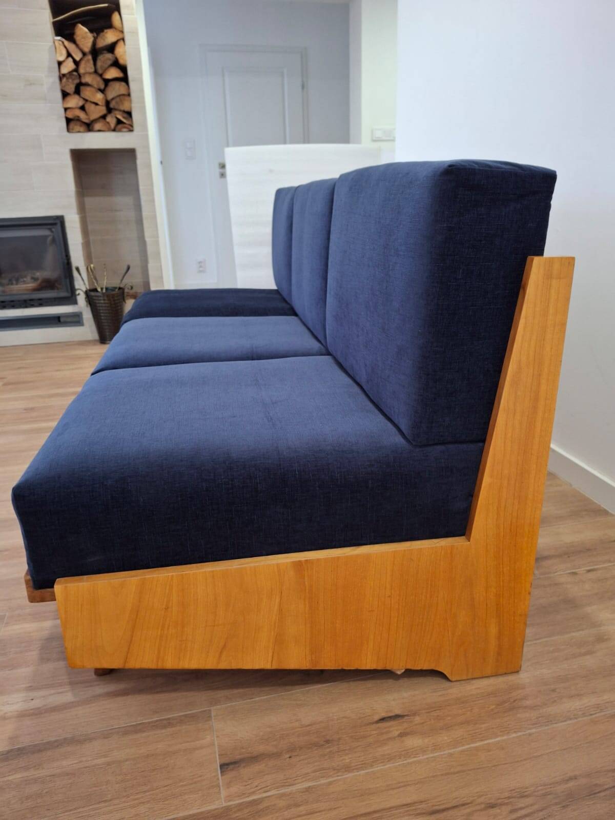 Folding sofa, designer Lejkowski Leśniewski, 1960s, Poland