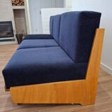 Folding sofa, designer Lejkowski Leśniewski, 1960s, Poland