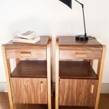 Pair of vintage bedside tables