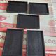 Lot de 5 plateaux de service rectangulaire en bois