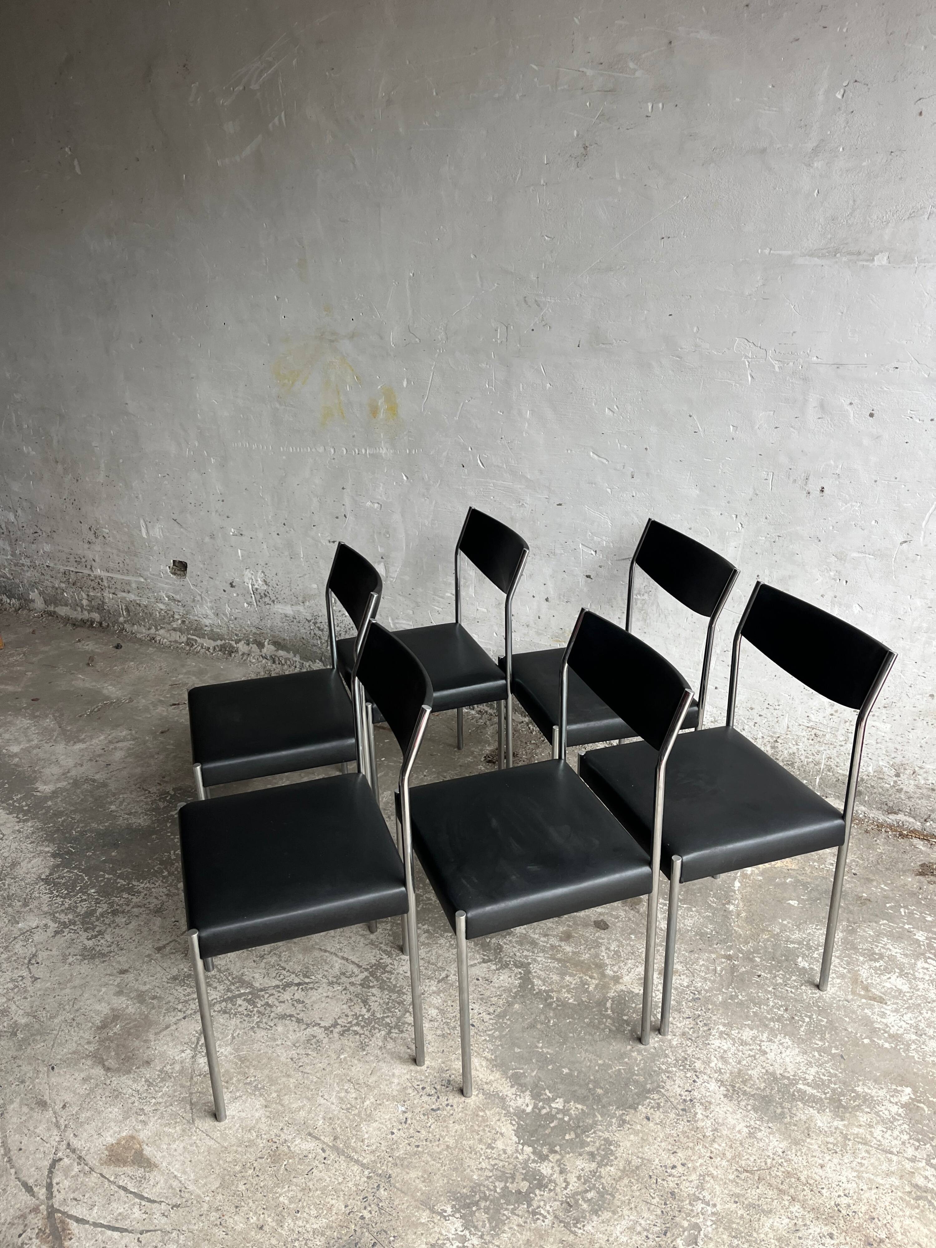 Set of 6 Mid-Century dining chairs, 1950s