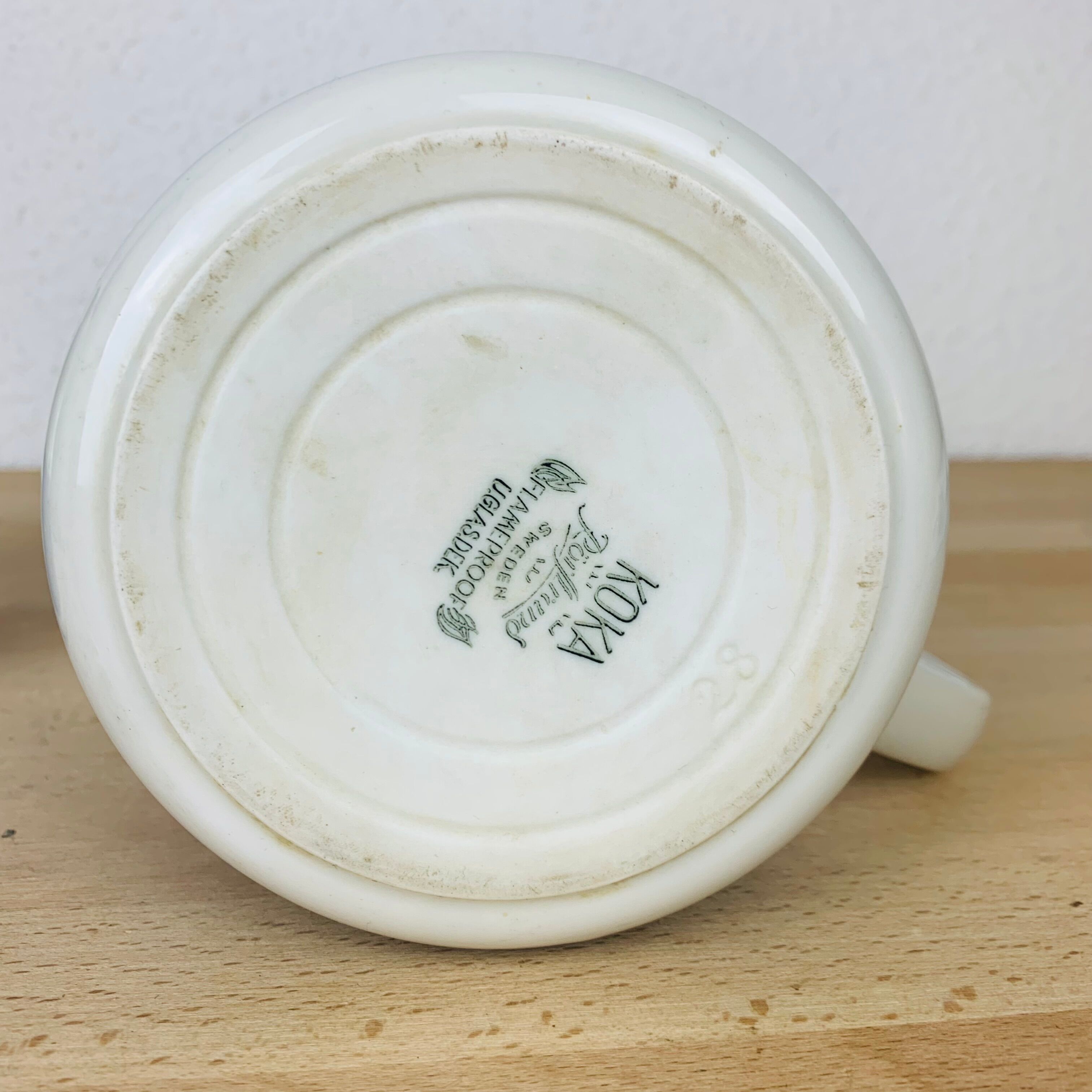 2 Koka ceramic jugs by Rörstrand Sweden, Scandinavian