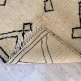 Handmade Moroccan Berber carpet 255 x 150 CM