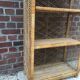 Vintage rattan library